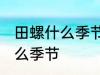 田螺什么季节吃最好 吃田螺的最佳什么季节