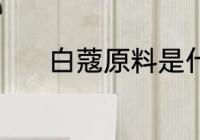 白蔻原料是什么 白蔻原料介绍