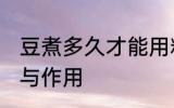 豆煮多久才能用料理机打 豆浆的功效与作用