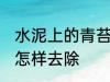水泥上的青苔如何去除 水泥上的青苔怎样去除