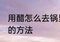 用醋怎么去锅里的黑垢 去锅里的黑垢的方法