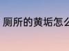 厕所的黄垢怎么去 厕所的黄垢如何去