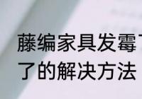 藤编家具发霉了怎么办 藤编家具发霉了的解决方法