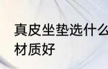 真皮坐垫选什么材质好 真皮坐垫选啥材质好