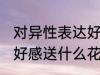 对异性表达好感送什么花 对异性表达好感送什么花合适